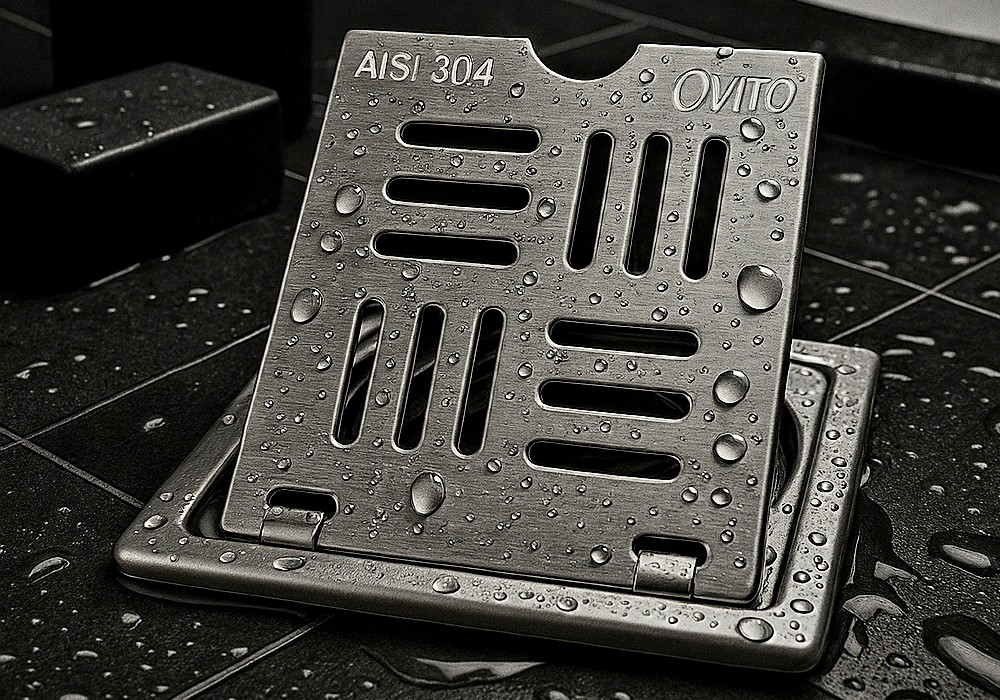 Square Floor Traps (Jali) With Hinge